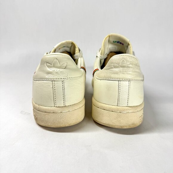 Adidas Continental 80 Rainbow Pride Low Top Sneakers Size 10 Men - Picture 7 of 12
